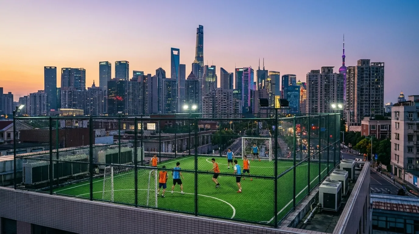 Rooftop cage