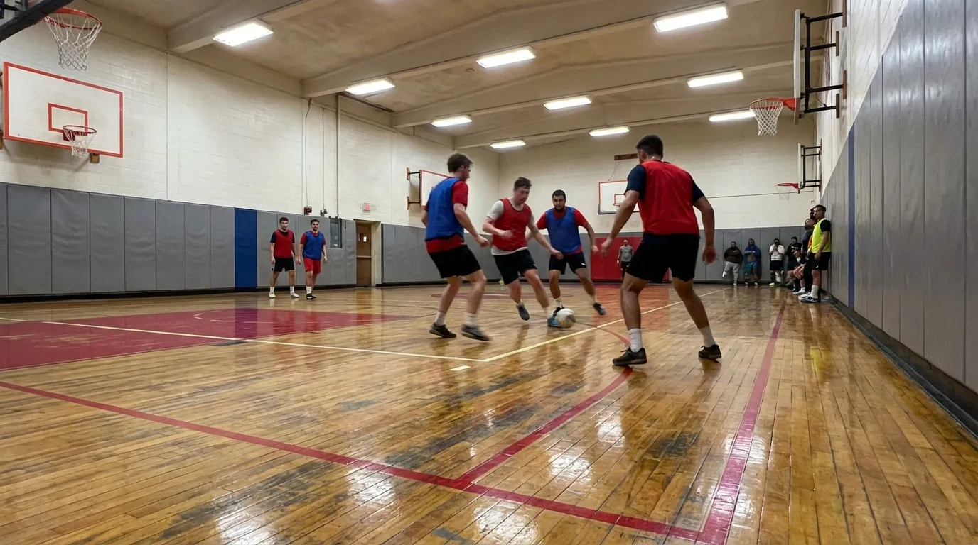 Indoor futsal court